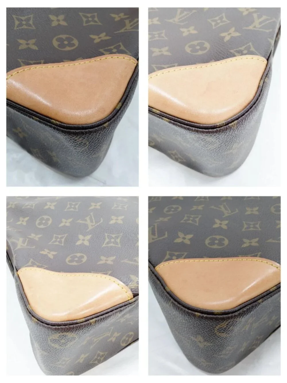 Authentic Louis Vuitton Boulogne 30 Monogram Canvas Shoulder Bag
